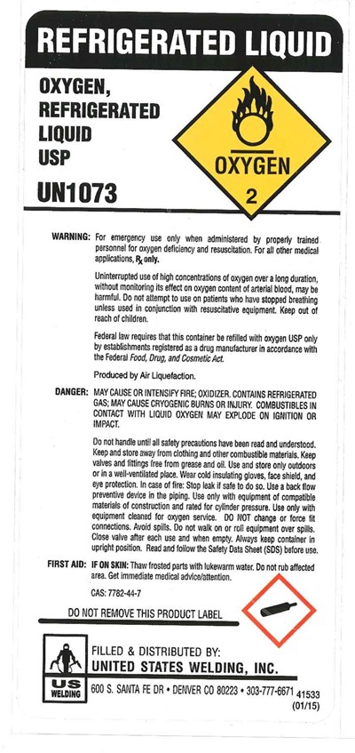 USW Rocky Mountain Liq Oxygen